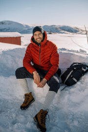 Finse 2.0 Dunjakke - Mørk Rust